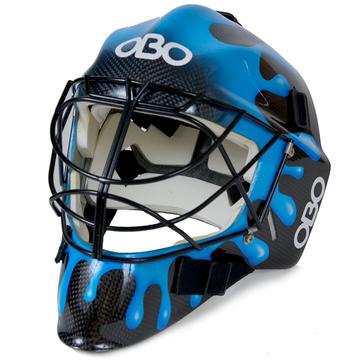 OBO CK Helmet - Black with Blue Splat