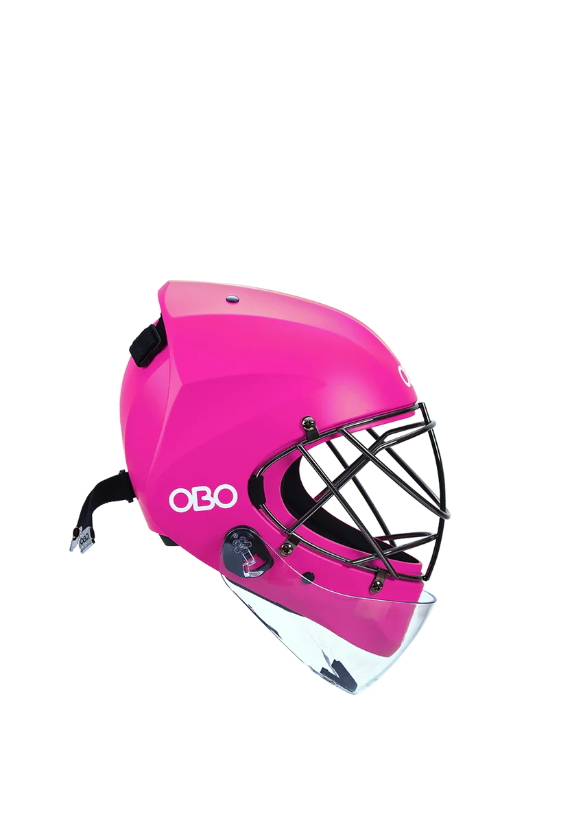 Robo ABS Helmet with Throat Guard (Pink)