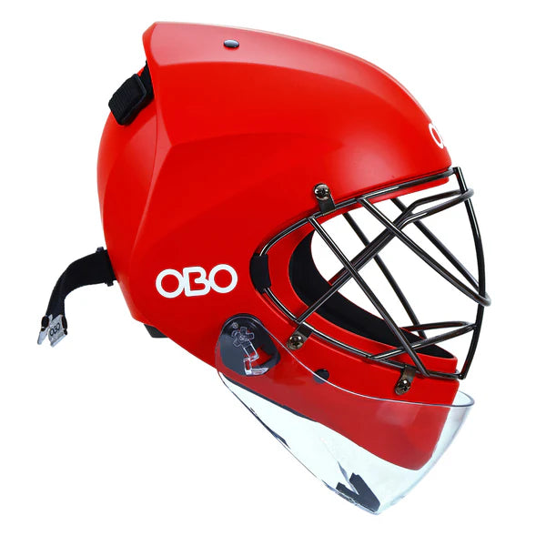Robo ABS Helmet with Throat Guard (Red)