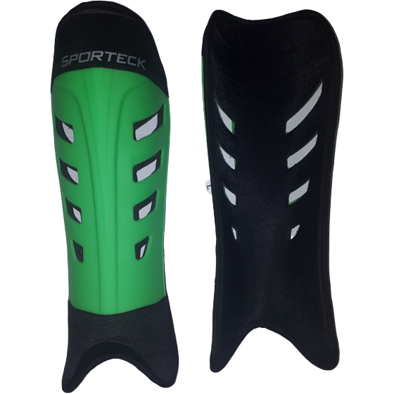 Sporteck - Green Slip In Style Shinguard
