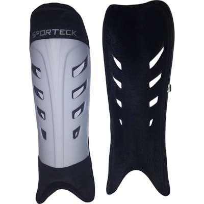 Sporteck - White Slip In Style Shinguard